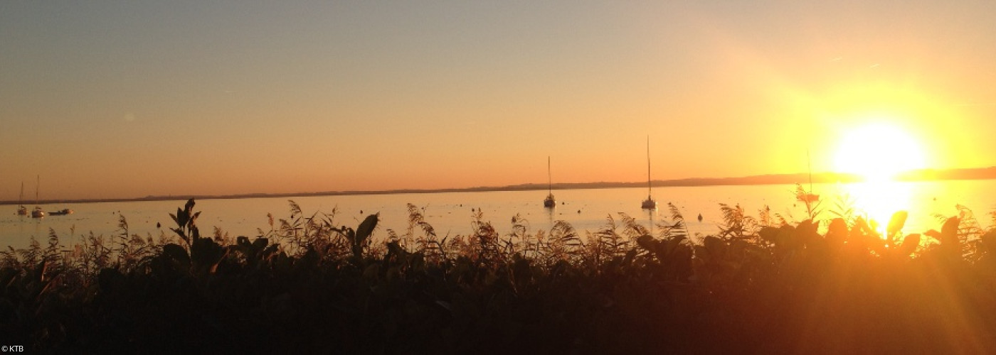 Sonnenuntergang über dem Starnberger See